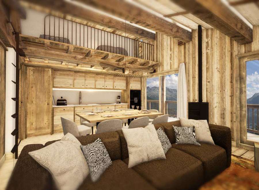 Experience the ultimate mountain retreat in this stunning chalet.