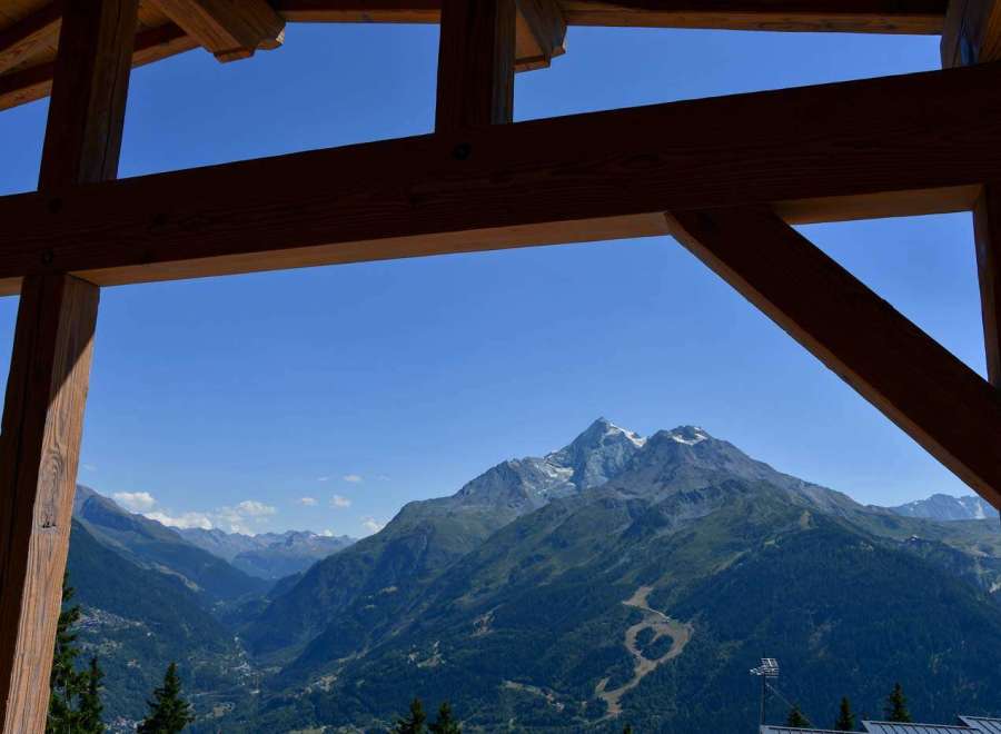 Experience breathtaking mountain views from this stunning property.