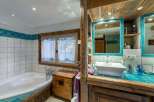 Discover rustic charm in this unique bathroom.