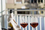 Enjoy a romantic evening on your private balcony with stunning city views.