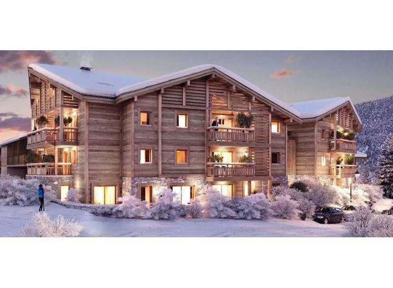 Discover the charm of this stunning wooden chalet nestled in a winter wonderland.