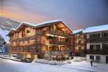 Experience luxury living in this stunning ski chalet, boasting exquisite wooden architecture and a prime location.