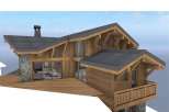 Discover the charm of this stunning wooden chalet, a perfect blend of rustic elegance and modern design.