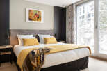 Experience luxury and comfort in this beautifully designed bedroom.