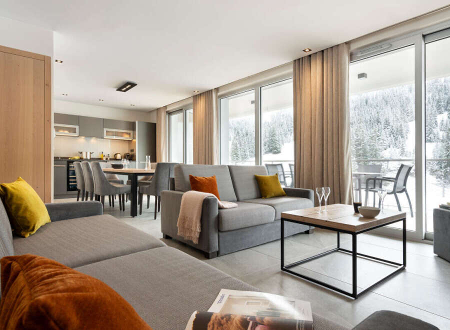 Experience luxury living in this stunning property, featuring a modern open-plan design.