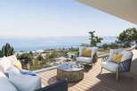Enjoy breathtaking views from this luxurious outdoor space.