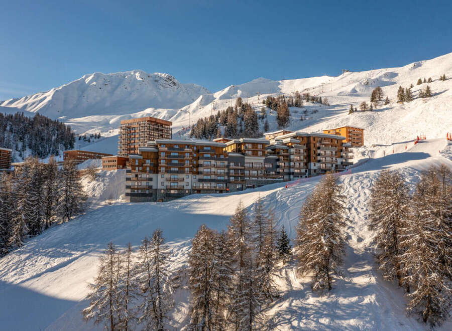 Nestled in a stunning alpine setting, this luxurious ski resort offers breathtaking mountain views and direct access to the slopes.