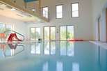 Enjoy a refreshing dip in this indoor swimming pool, perfect for relaxation and recreation.