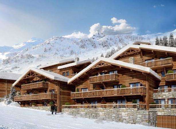 Experience the ultimate alpine escape in these stunning wooden chalets.