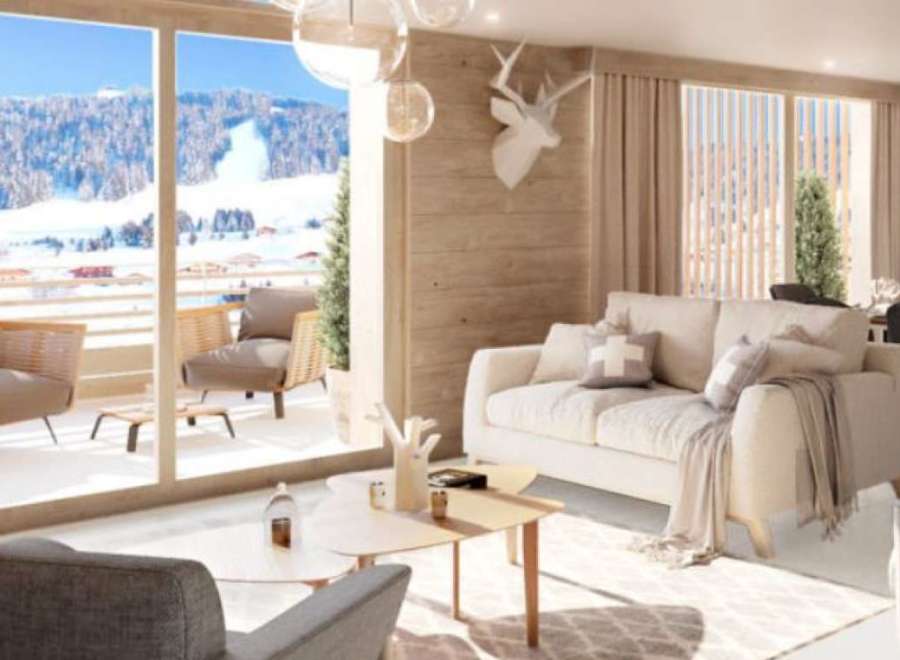 Luxury apartment with breathtaking mountain views.