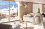 Luxury apartment with breathtaking mountain views.
