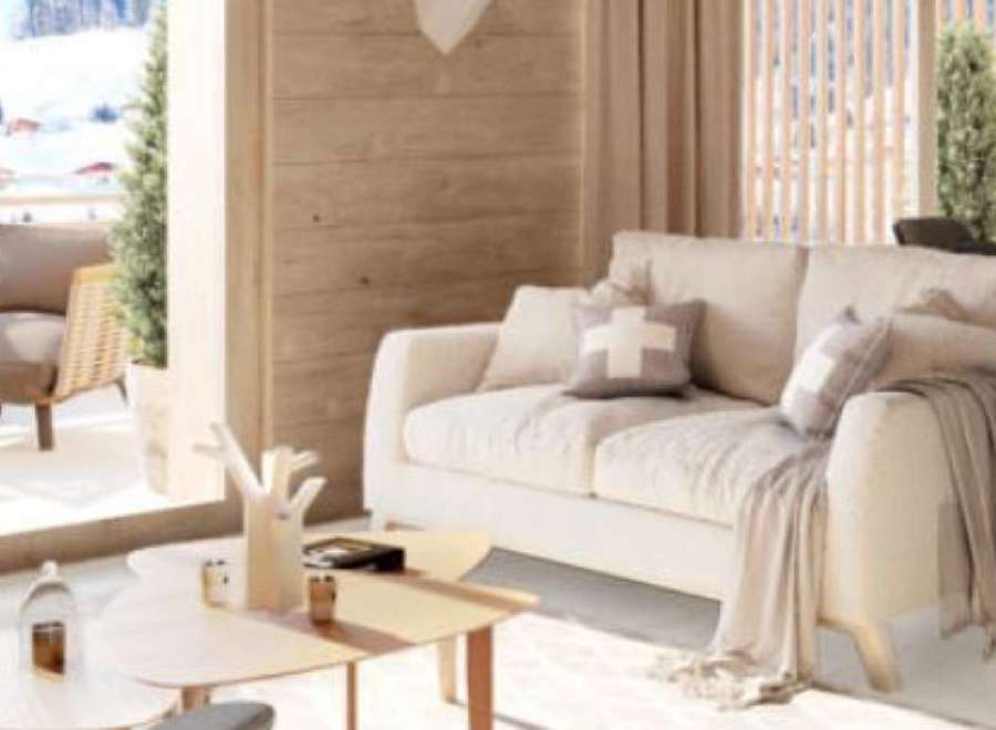 Luxury chalet apartment with breathtaking mountain views.