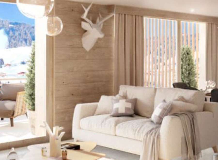 Luxury chalet apartment with breathtaking mountain views.
