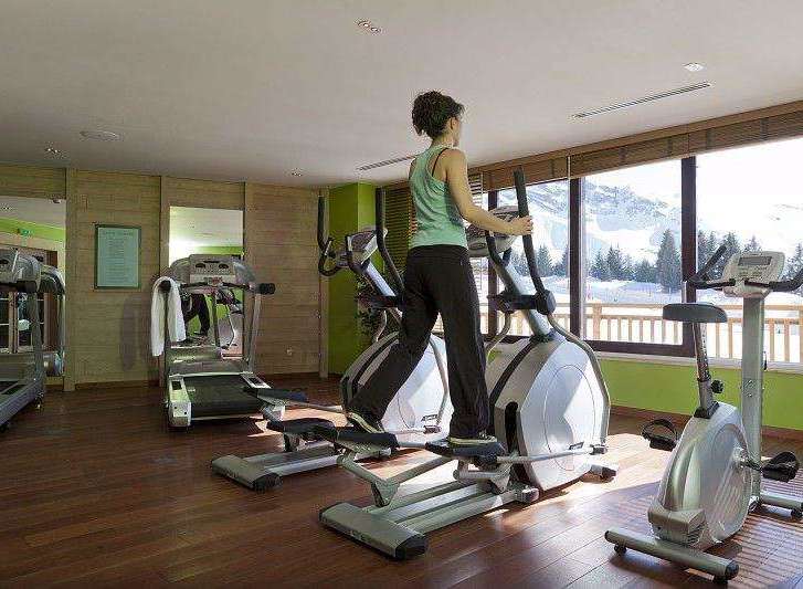 Stay fit and enjoy stunning mountain views at this well-equipped gym.