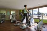 Stay fit and enjoy stunning mountain views at this well-equipped gym.