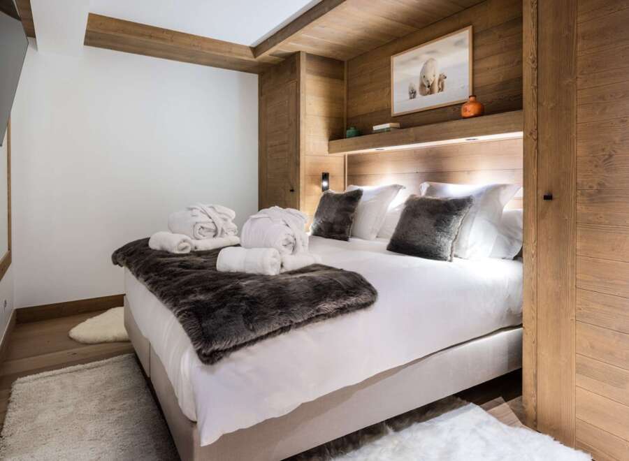 Experience luxury and comfort in this beautifully designed bedroom.