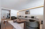 Step into modern elegance with this stunning living space.