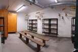 Discover a unique property with a functional storage area.