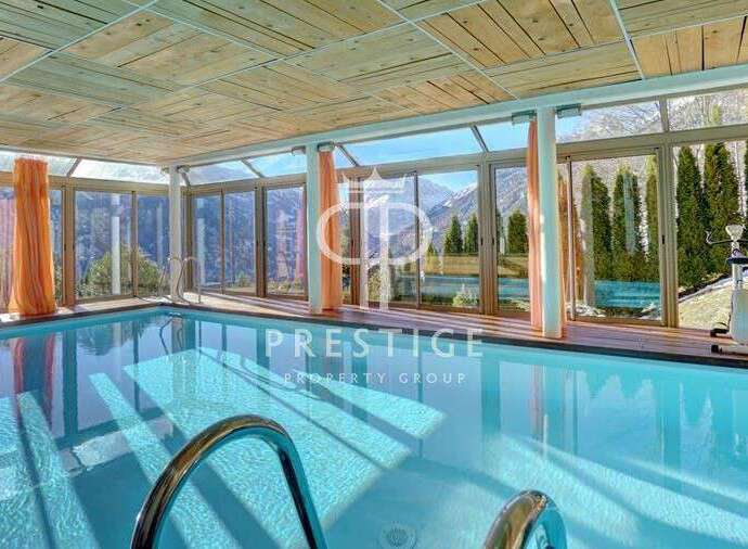 Indulge in luxury with this stunning indoor pool, offering a serene escape.