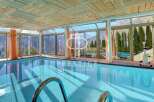 Indulge in luxury with this stunning indoor pool, offering a serene escape.