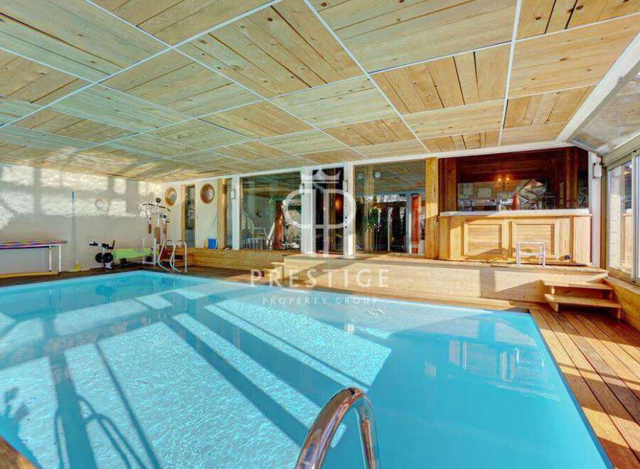 Indulge in luxury with this stunning indoor pool, perfect for year-round enjoyment.