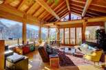 Experience the epitome of luxury living in this stunning chalet, boasting breathtaking mountain views.