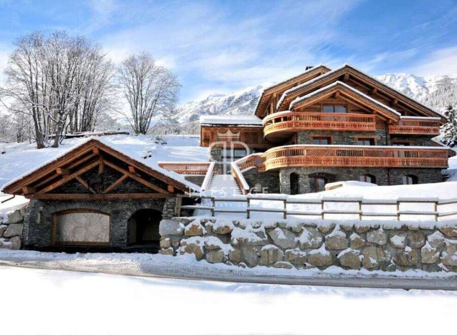 Experience the epitome of luxury living in this stunning chalet nestled in a winter wonderland.