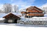 Experience the epitome of luxury living in this stunning chalet nestled in a winter wonderland.