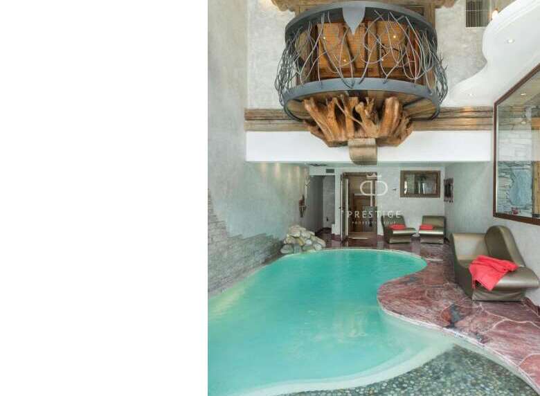 Experience luxury in this stunning property featuring a unique indoor pool.