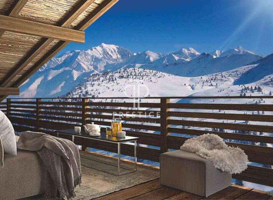 Experience breathtaking mountain views from this luxurious property.