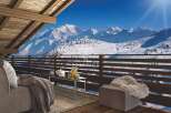 Experience breathtaking mountain views from this luxurious property.