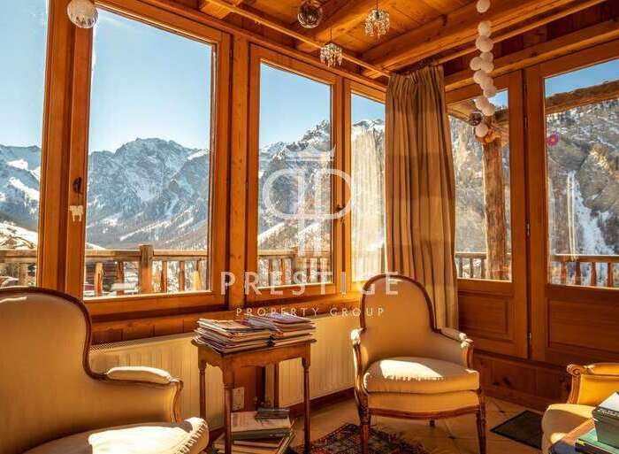 Experience breathtaking mountain views from this luxurious property.