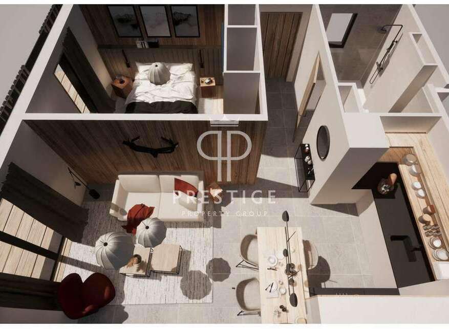 Discover modern living in this stunning property, featuring a stylish interior design.