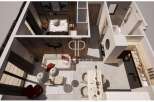 Discover modern living in this stunning property, featuring a stylish interior design.