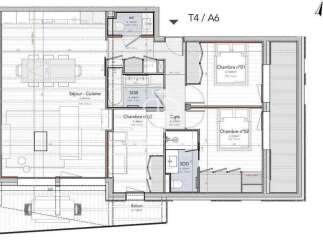 Discover a stunning T4/A6 apartment with a spacious layout.