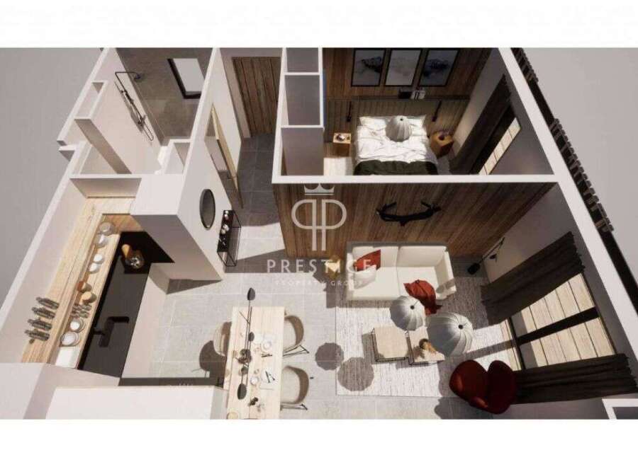 Discover modern living in this stunning property! Featuring a stylish kitchen, a cozy living area, and a comfortable bedroom, this home offers the perfect blend of comfort and elegance.
