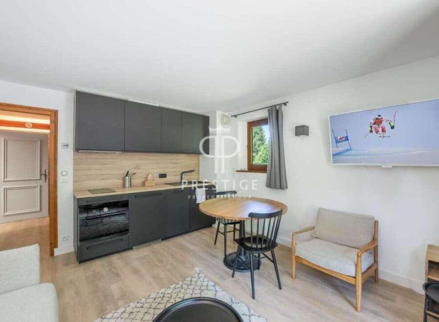 Discover this stylish property featuring a modern kitchen with sleek cabinetry and appliances.