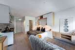Discover modern living in this stylish studio apartment.