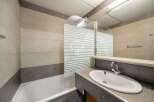 Discover a modern bathroom with a sleek design.