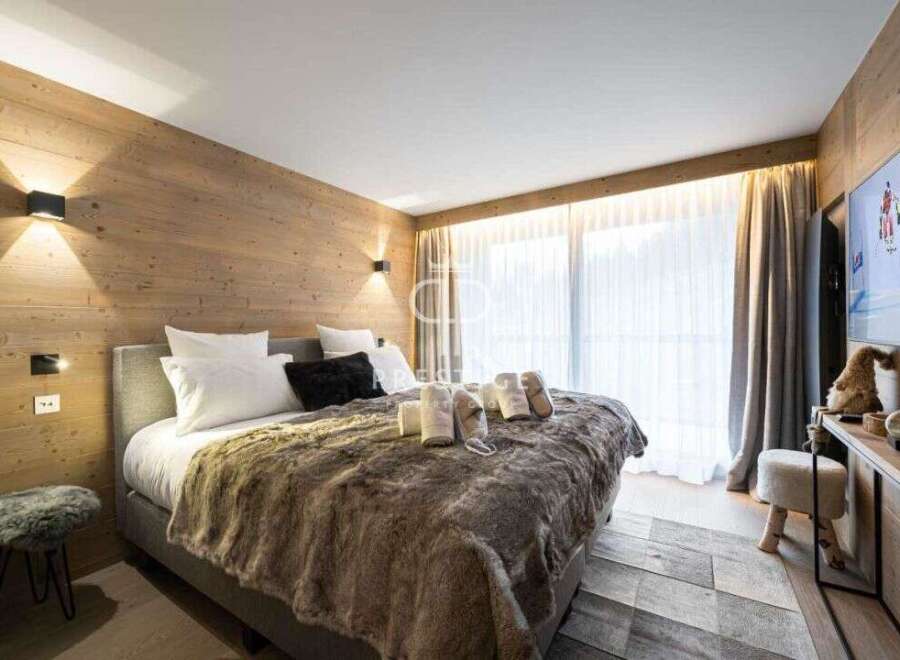Experience ultimate comfort in this luxurious bedroom.