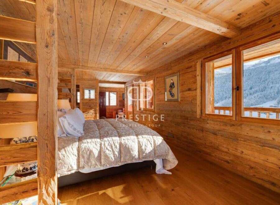 Experience the warmth of this stunning wooden chalet, a perfect blend of rustic charm and modern comfort.