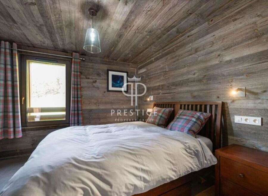 Experience rustic charm in this cozy bedroom.
