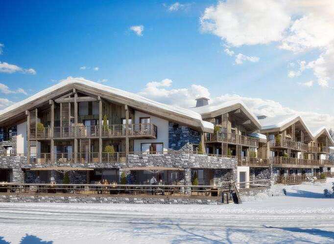 Experience luxury in this stunning mountain lodge.