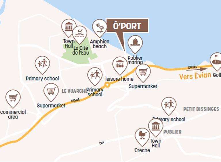Discover the charm of Ô'Port, a prime location offering a blend of convenience and leisure.