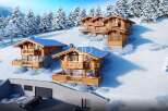 Discover your dream alpine retreat! This stunning property boasts luxurious wooden chalets with breathtaking mountain views.