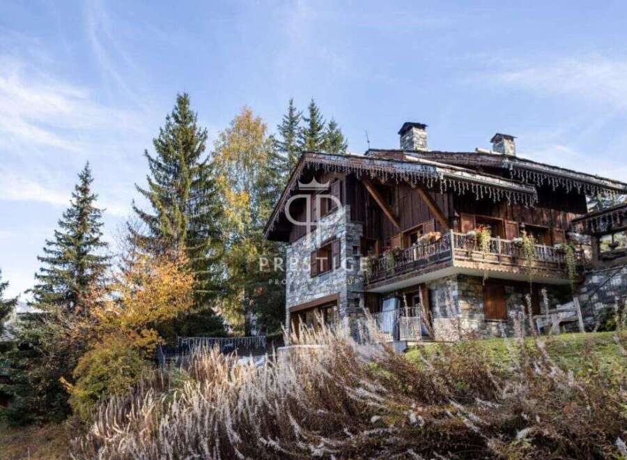 Discover a stunning chalet nestled amidst the serene beauty of nature.