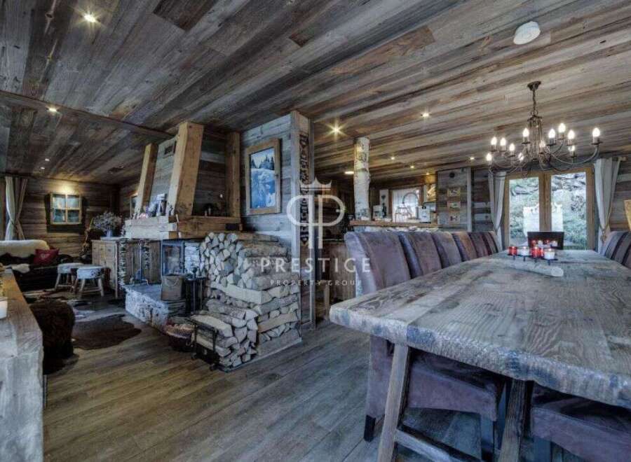 Experience rustic luxury in this stunning chalet.