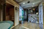 Experience ultimate relaxation in this luxurious spa retreat.