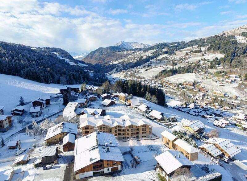 Experience the charm of a winter wonderland in this stunning property.