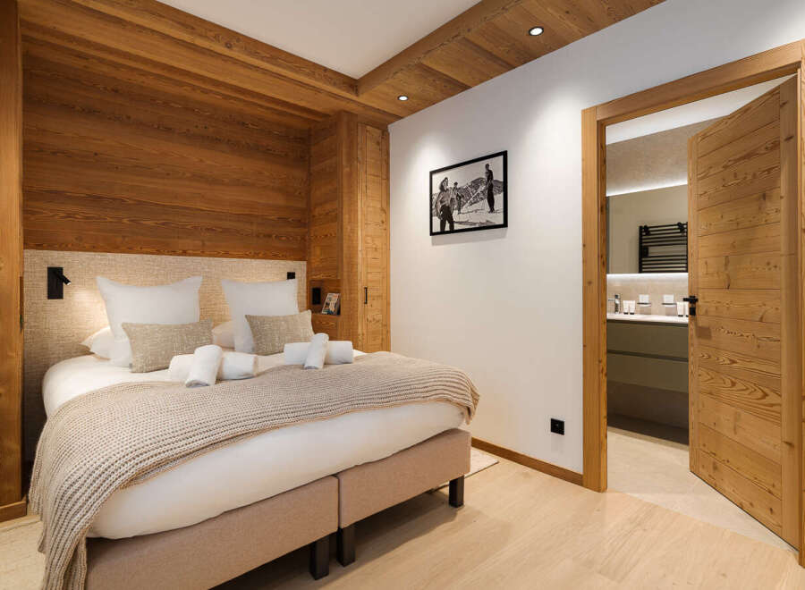 Experience luxury and comfort in this beautifully designed bedroom.